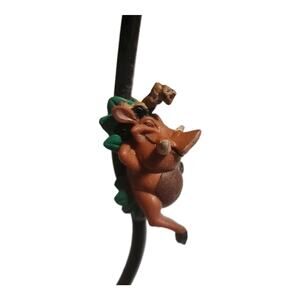 VTG 1994 Applause USA Lion King Timon & Pumba Straw Disney Characters